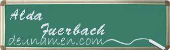 Alda Fuerbach Visitenkarte